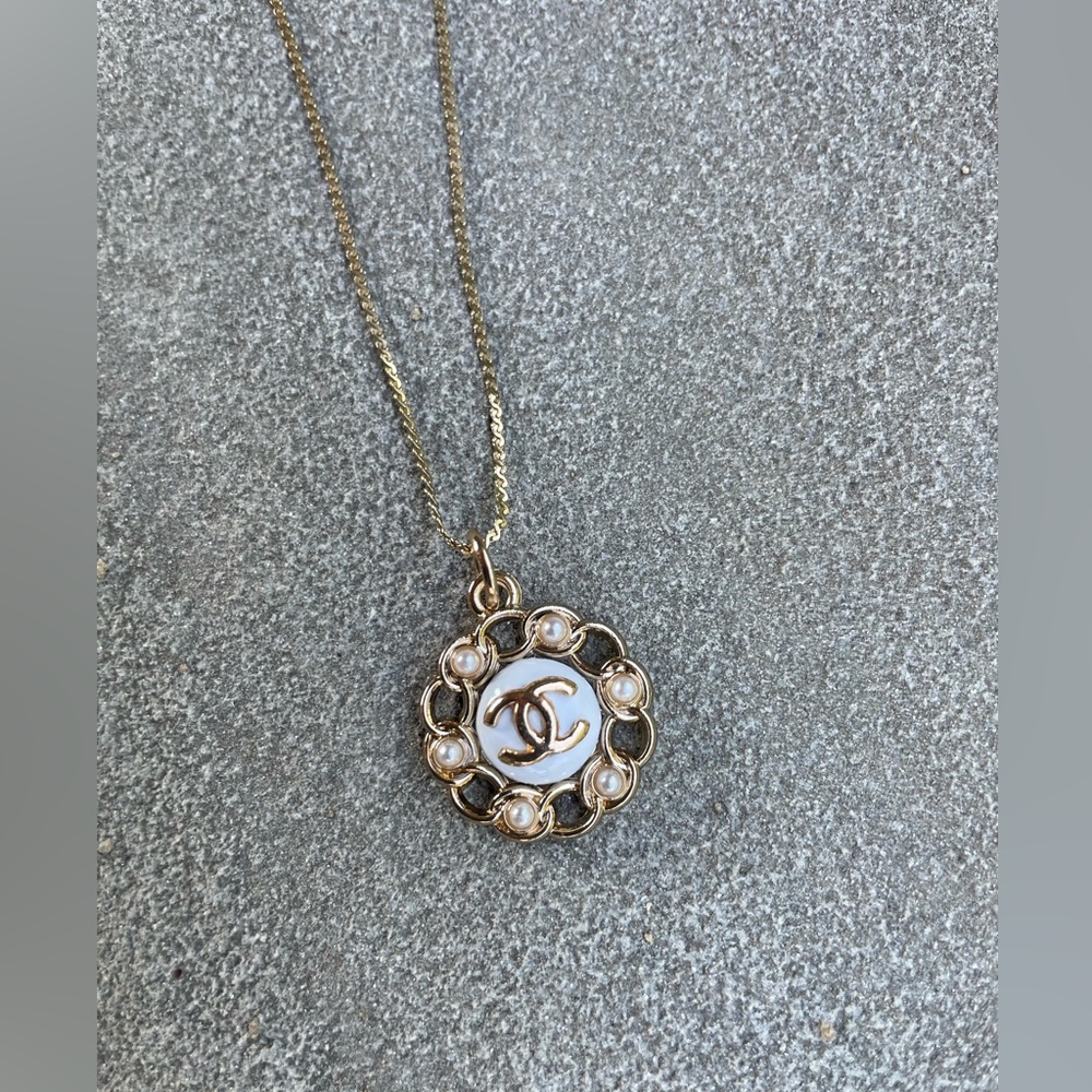 Beautiful Charm Necklace on Gold Plated Chain